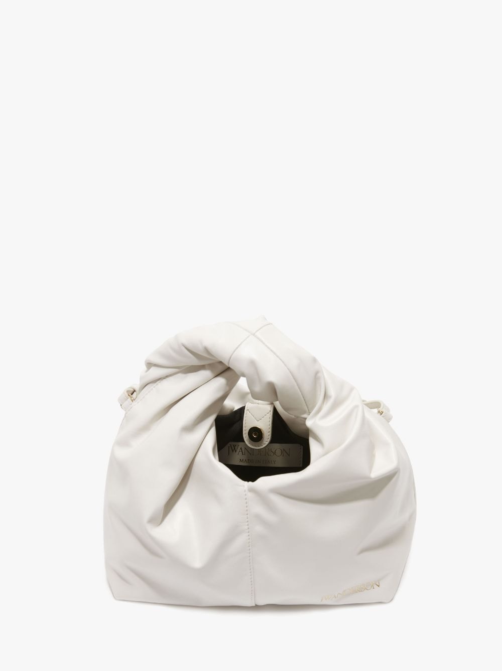 MINI TWISTER HOBO WITH STRAP - LEATHER CROSSBODY BAG - 4