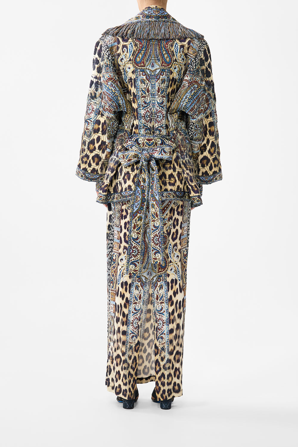 QUILTED ROLL COLLAR COAT - 3