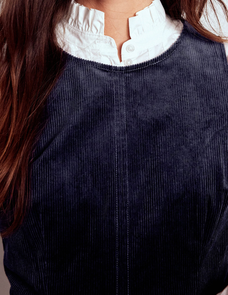 Annie Cord Shift Dress-Navy 3