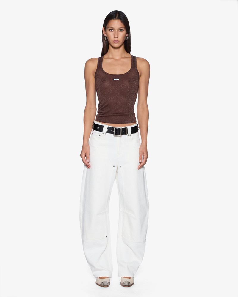 Ksubi ORIGIN KNIT TANK STONE LUREX outlook