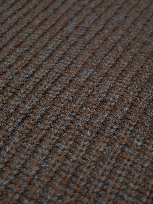August Chunky Crew Neck Knit Brown - 5