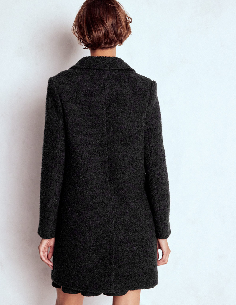 Carlisle Wool Coat-Black 4