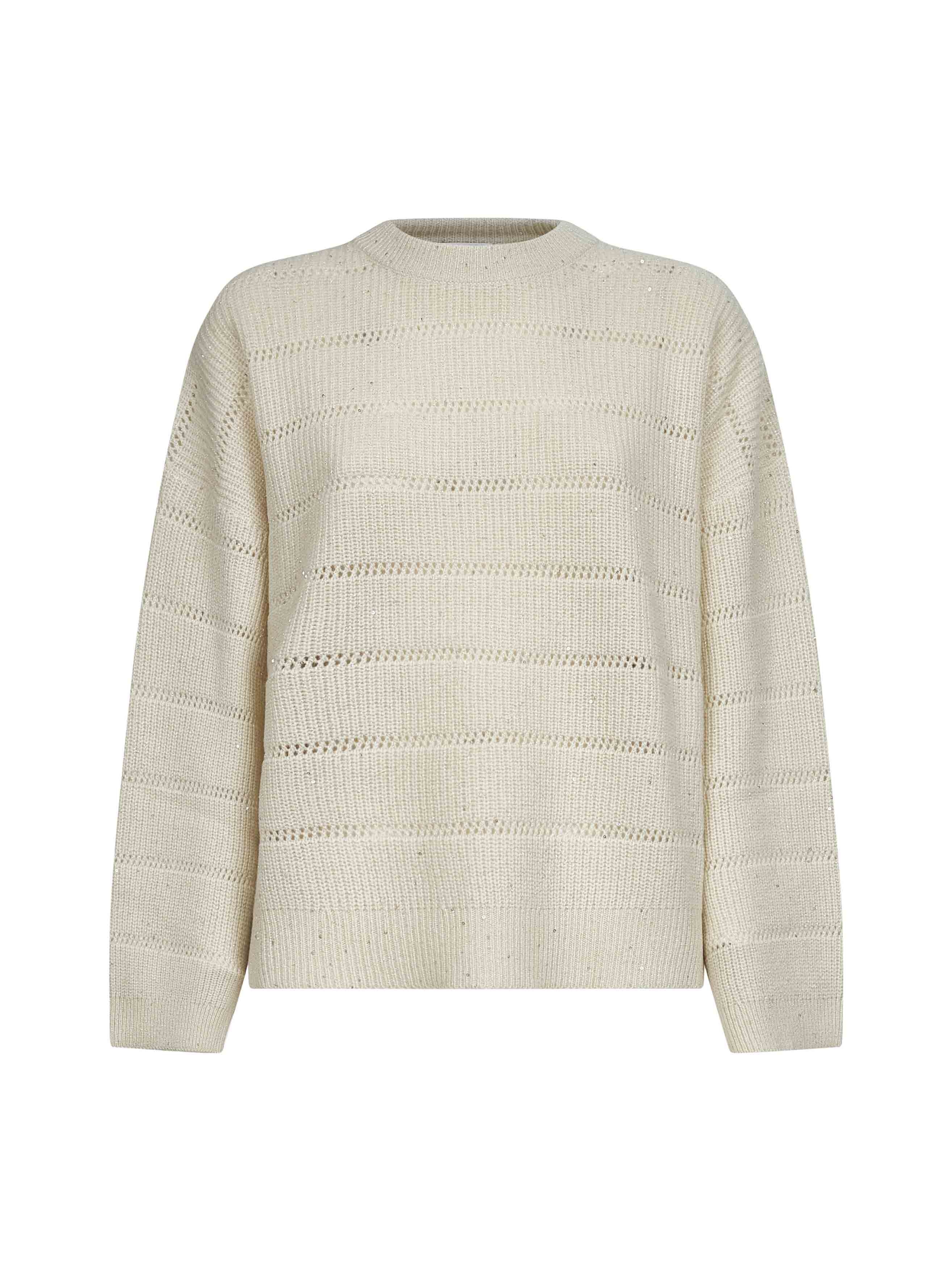 Ivory Diamond cashmere and wool sweater - 1