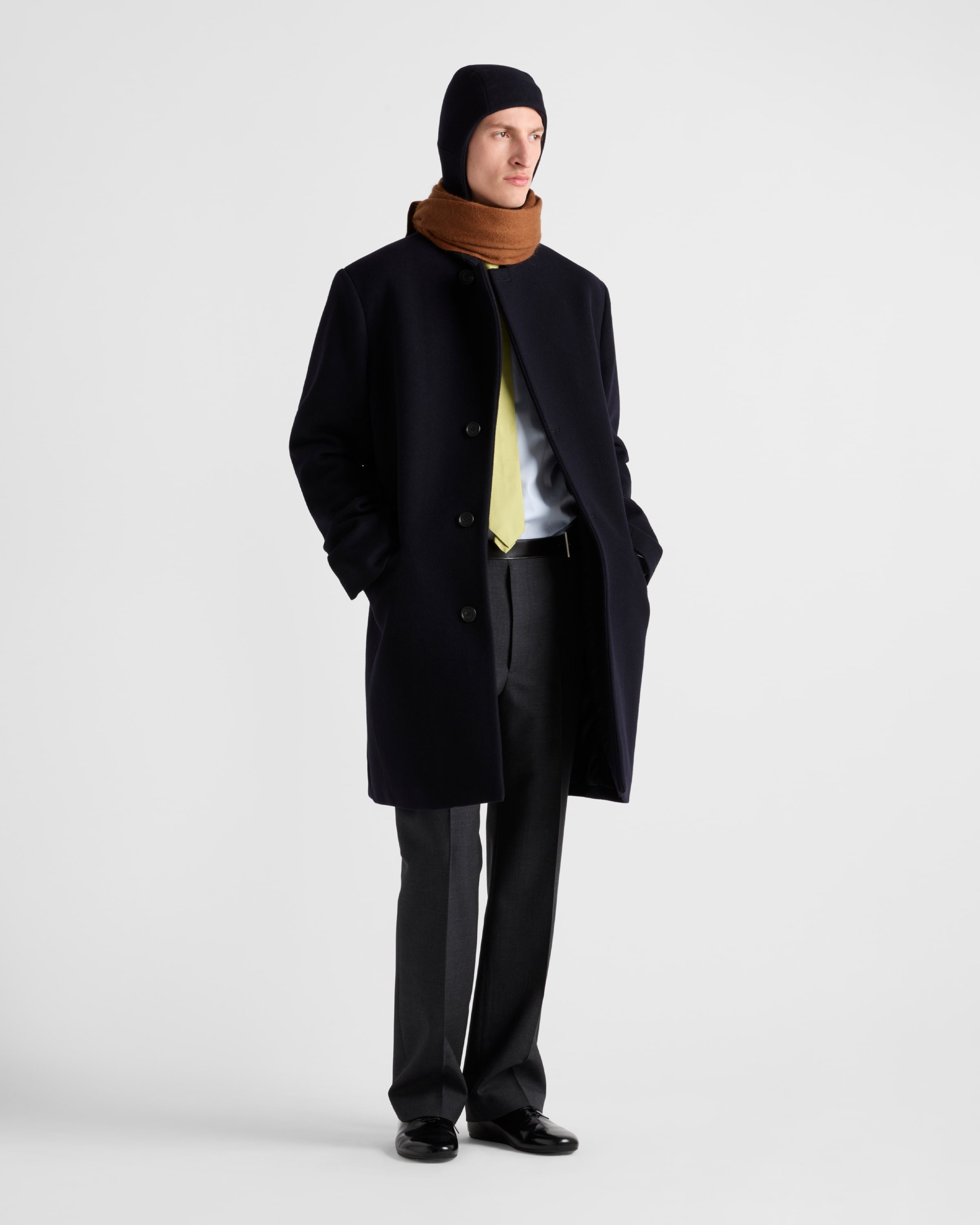 コート PRADA Midnight Blue Wool Blend Coat Prada Midnight Blue Wool Blend Coat | italist