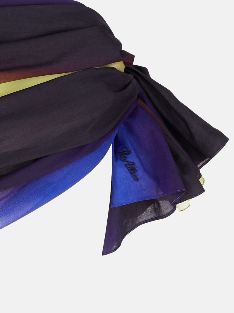 BLUE, PURPLE AND LIGHT YELLOW PAREO 5