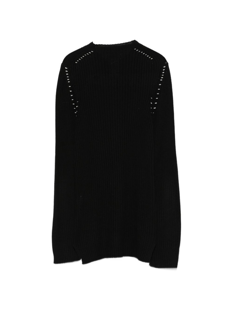 Yohji Yamamoto ribbed sweater outlook