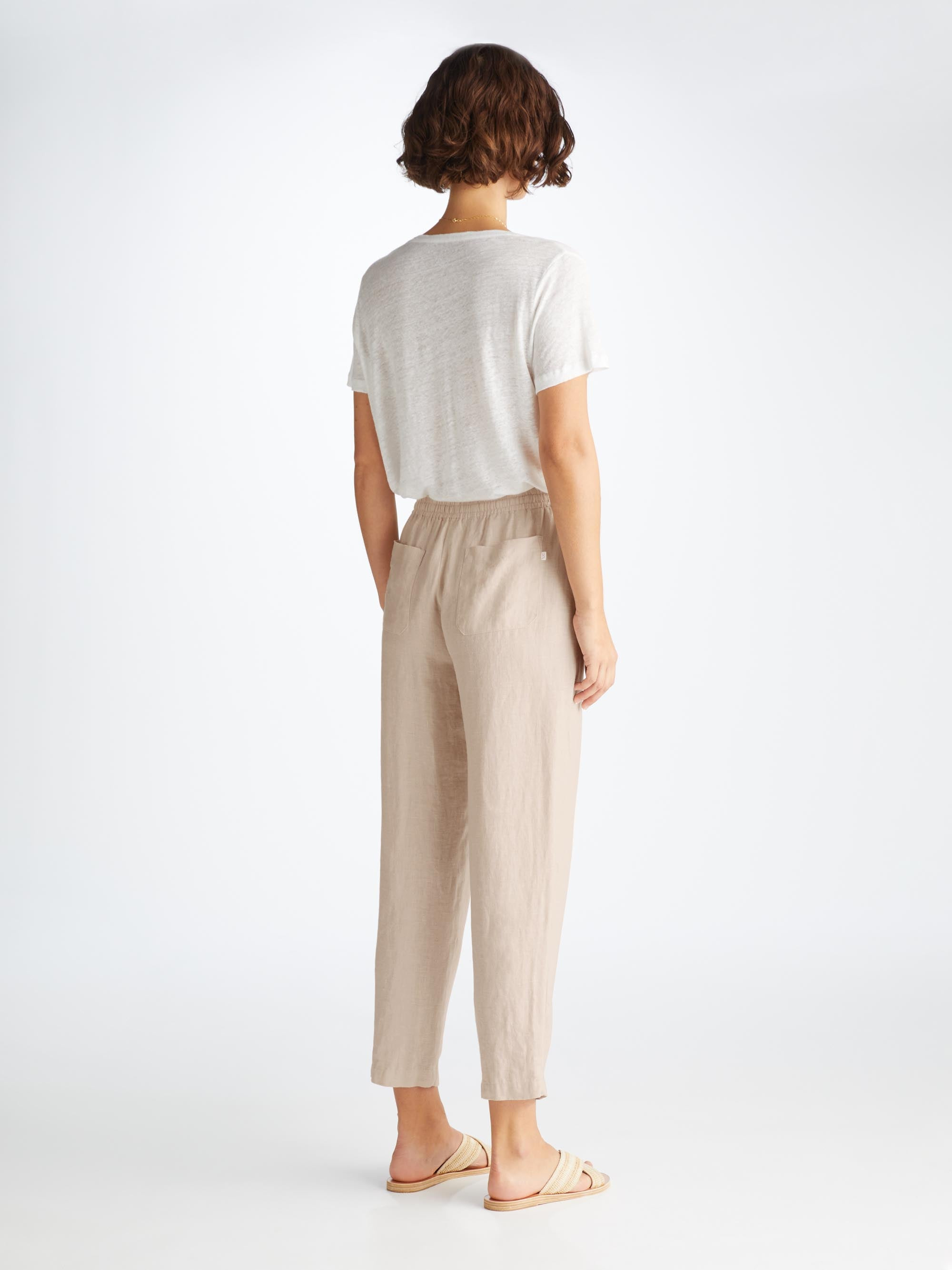 Women's Trousers Vienna Linen Sand - 4