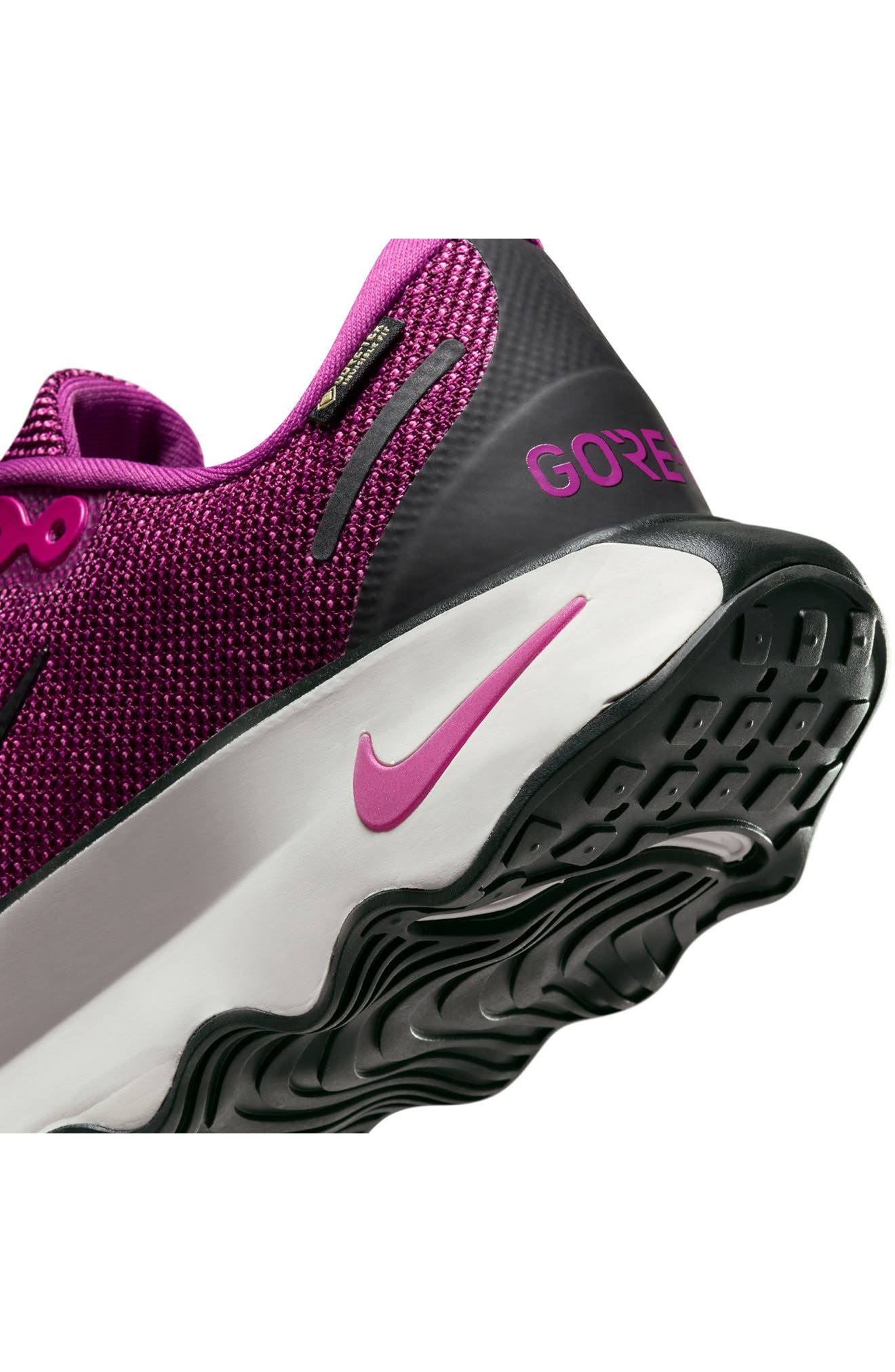 Nike Motiva Gore-Tex® Road Running Shoe in Bordeaux/firepink/cactusflower at Nordstrom - 7