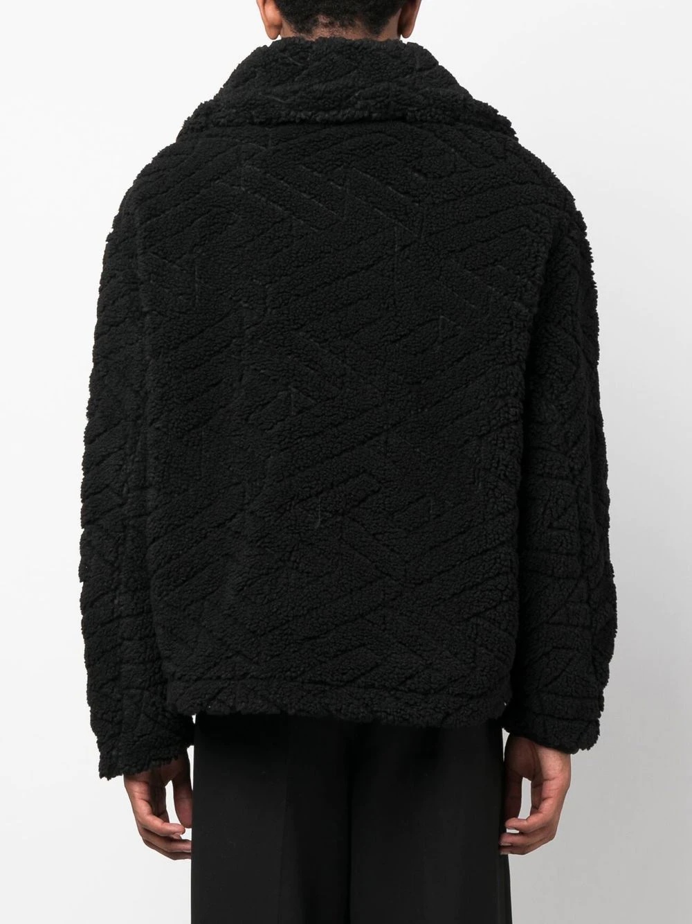textured pullover jacket - 4