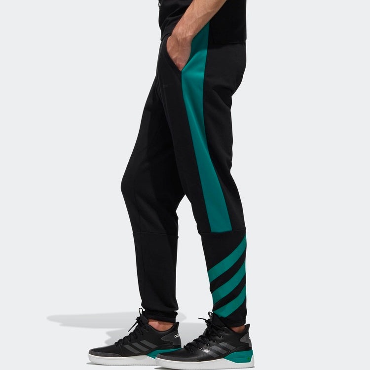 Men's adidas neo Sports Stripe Black Pants DW8121 - 5