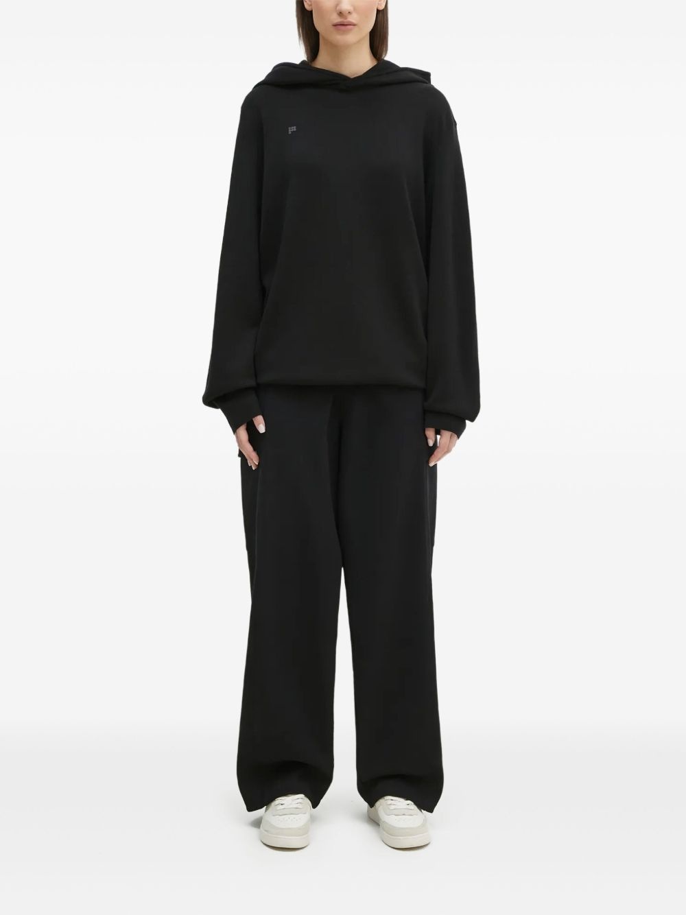 balloon-sleeve hoodie - 1