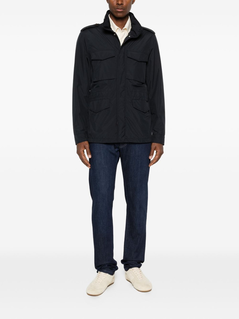 CORNELIANI logo-embroidered jeans outlook