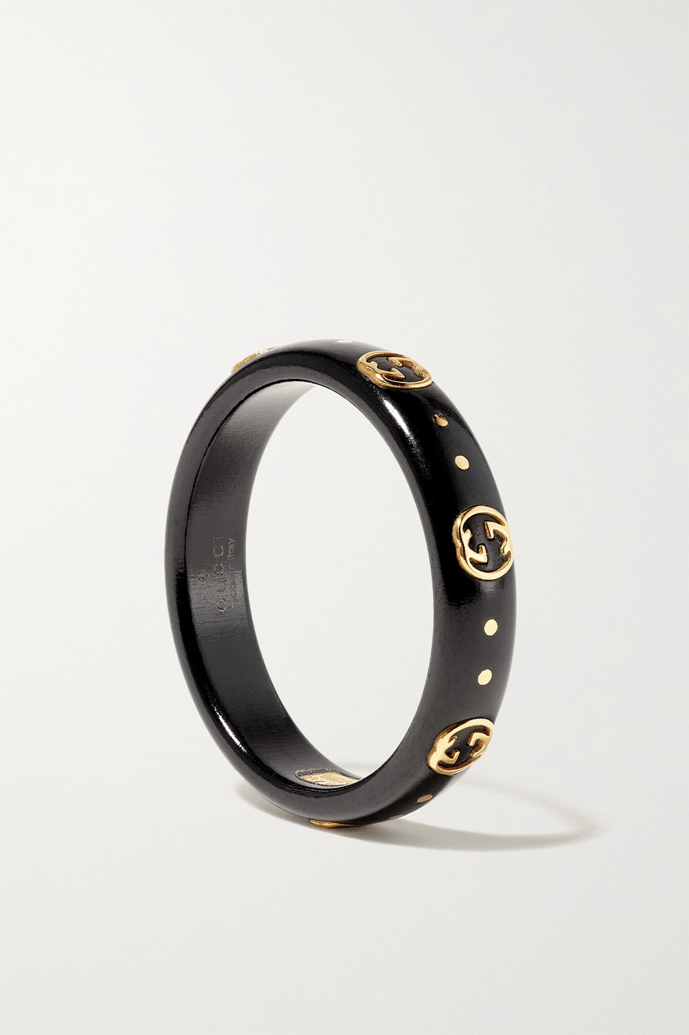 Icon 18-karat gold, zirconia and crystal ring - 5