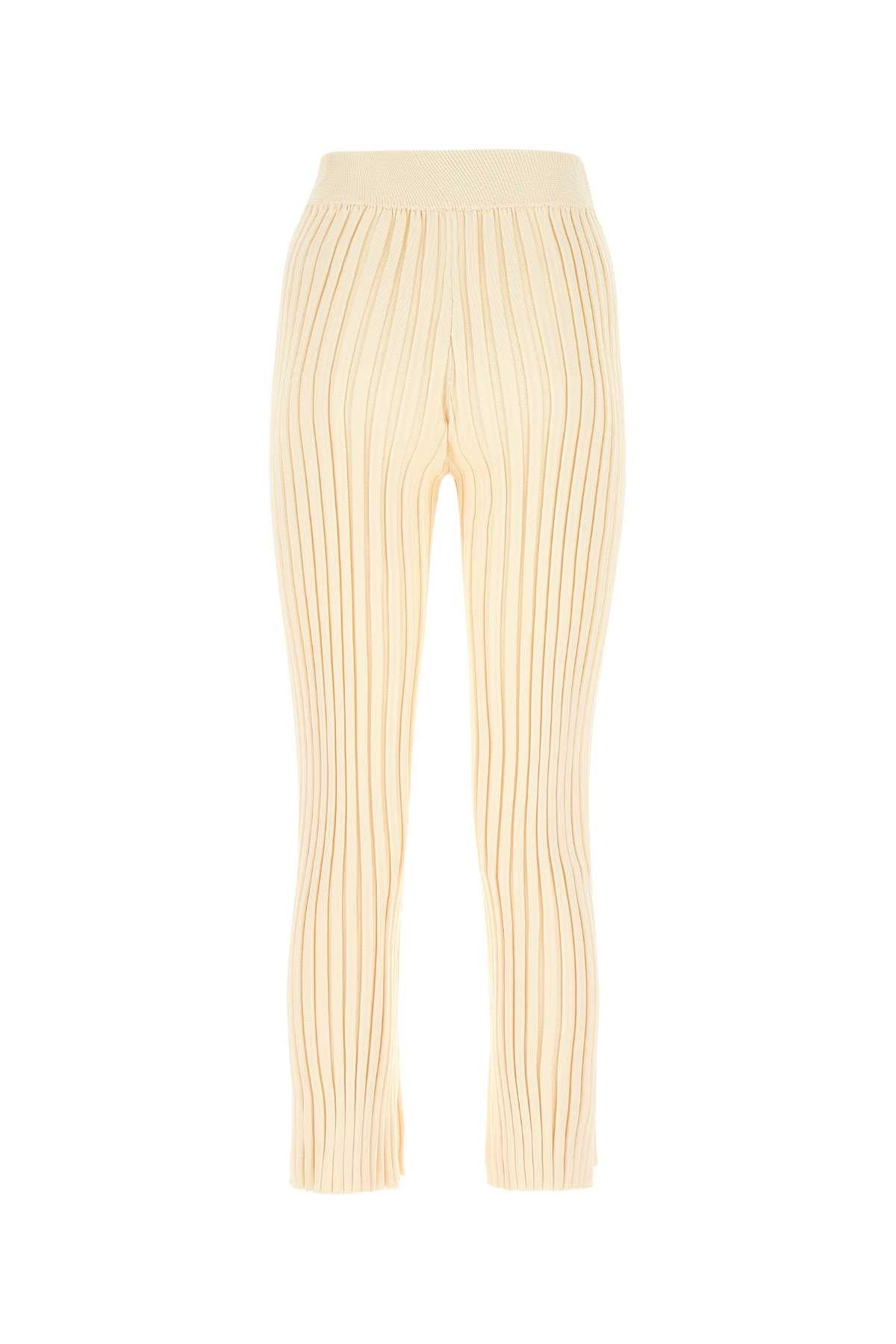 Jil Sander Women Skin Pink Viscose Pant - 2