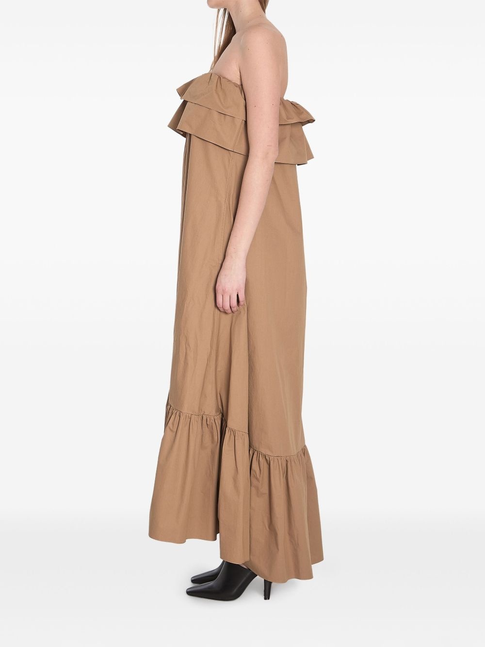 ruffle-detail maxi dress - 3