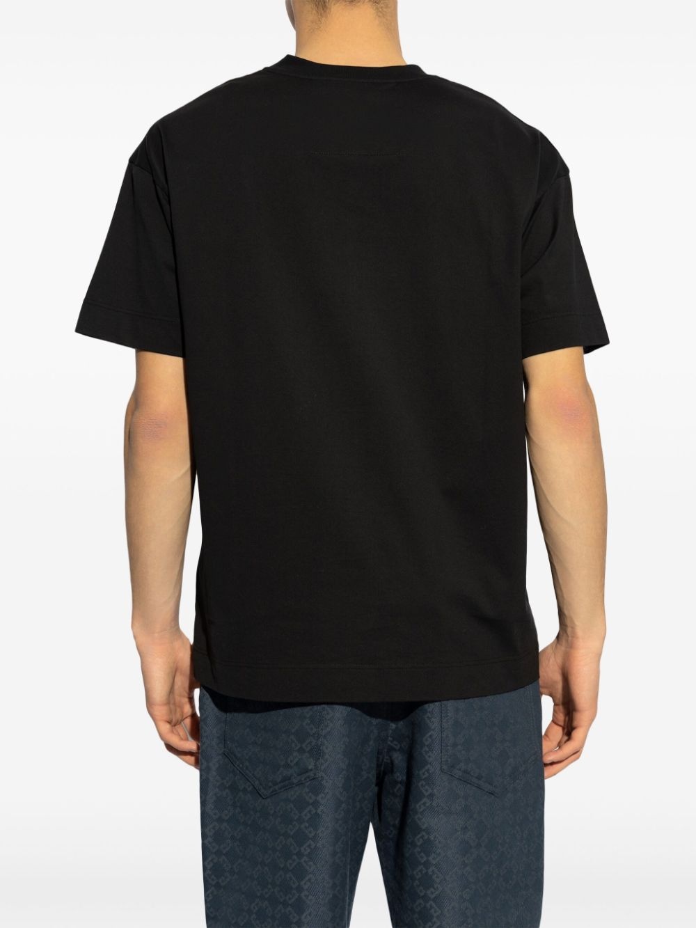 Medallion logo cotton T-shirt - 4