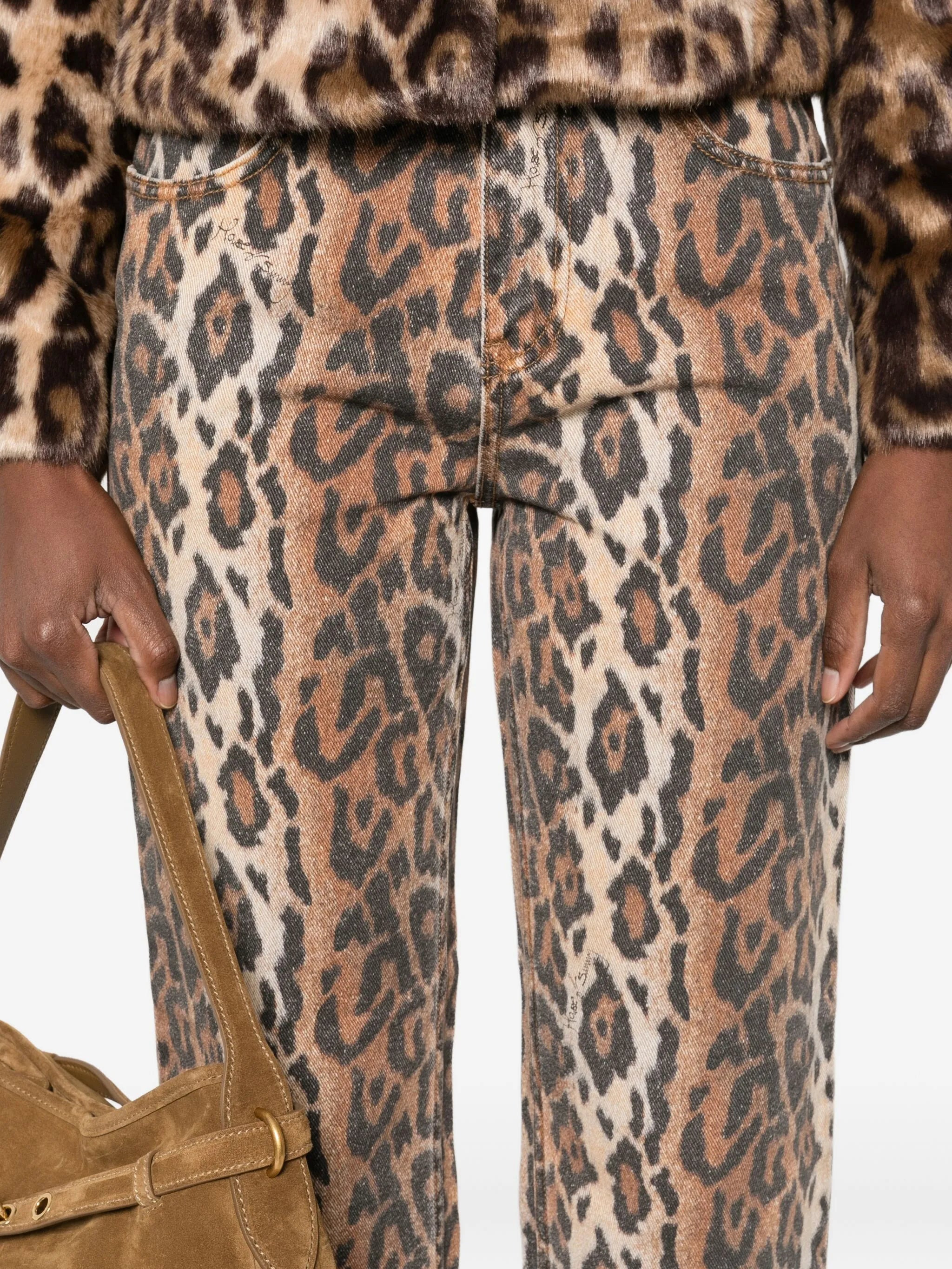 House Of Sunny Animal-print Jeans - 4