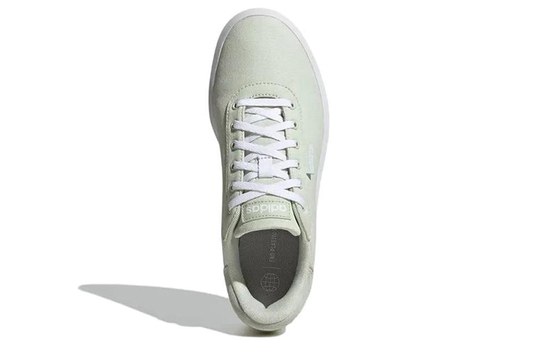 adidas gazelle silver green womens court platform cln shoes cloud white / cloud white / cloud white   Footway.com