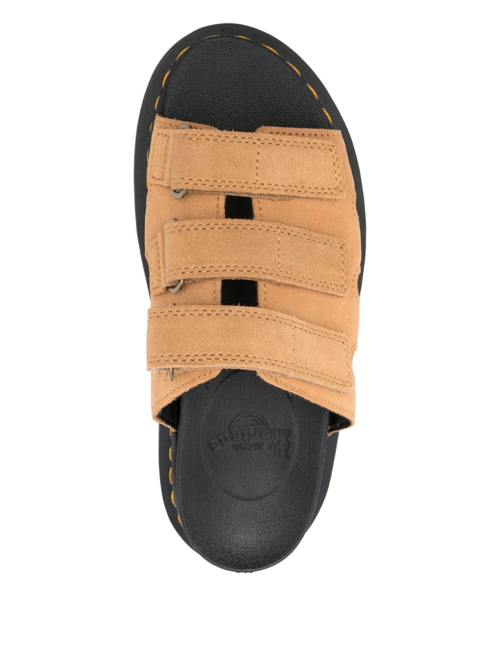 50mm leather sandals - 4