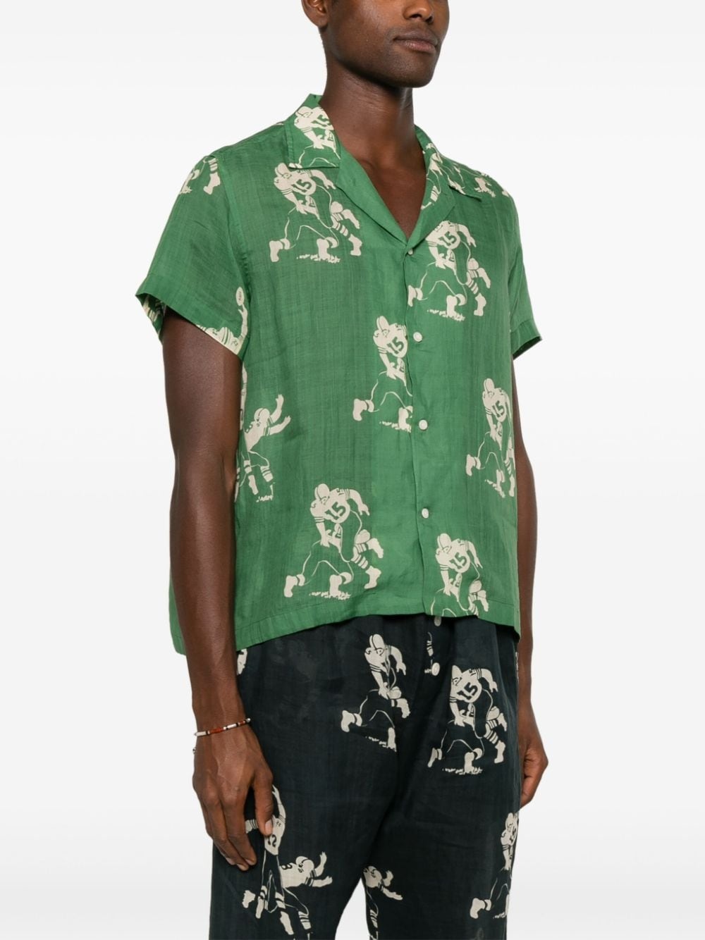 Football-pattern shirt - 3