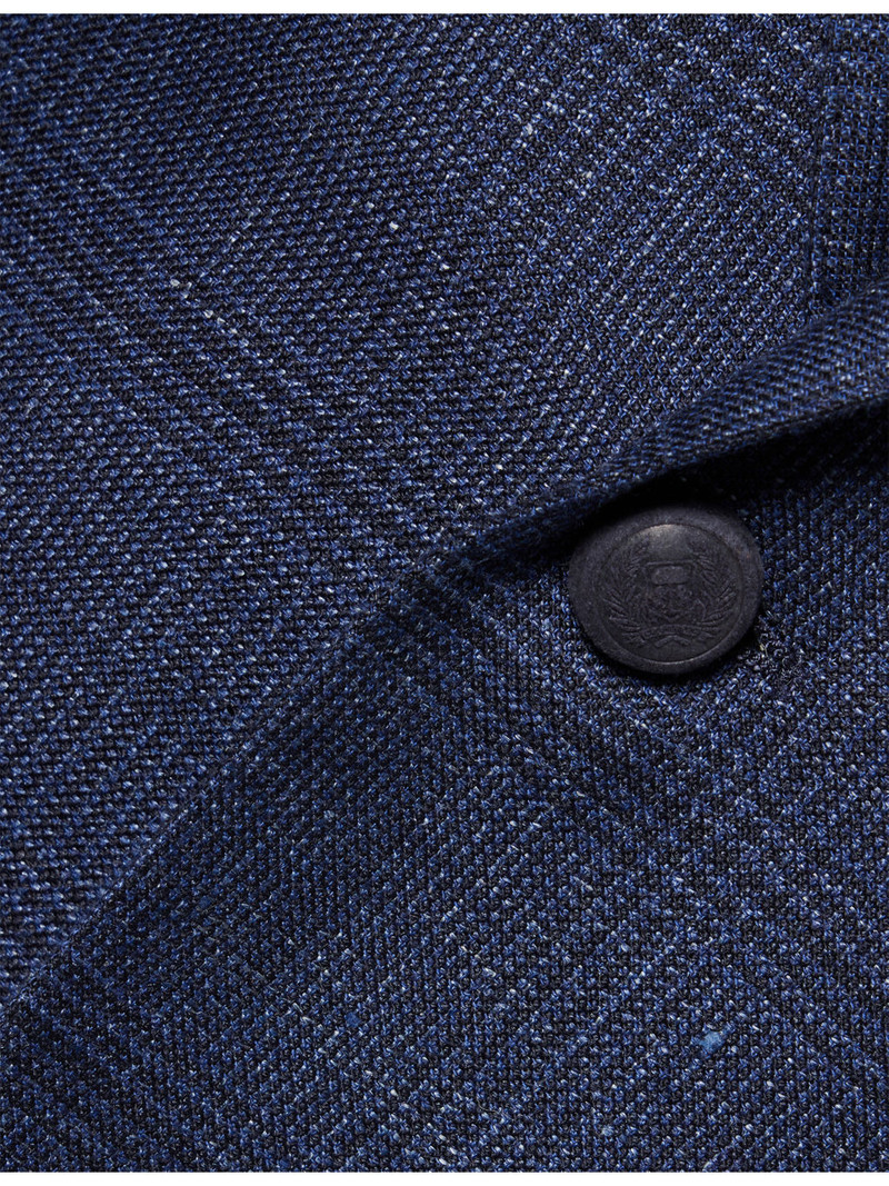 Single-Breasted Wool and Linen-Blend Blazer 7