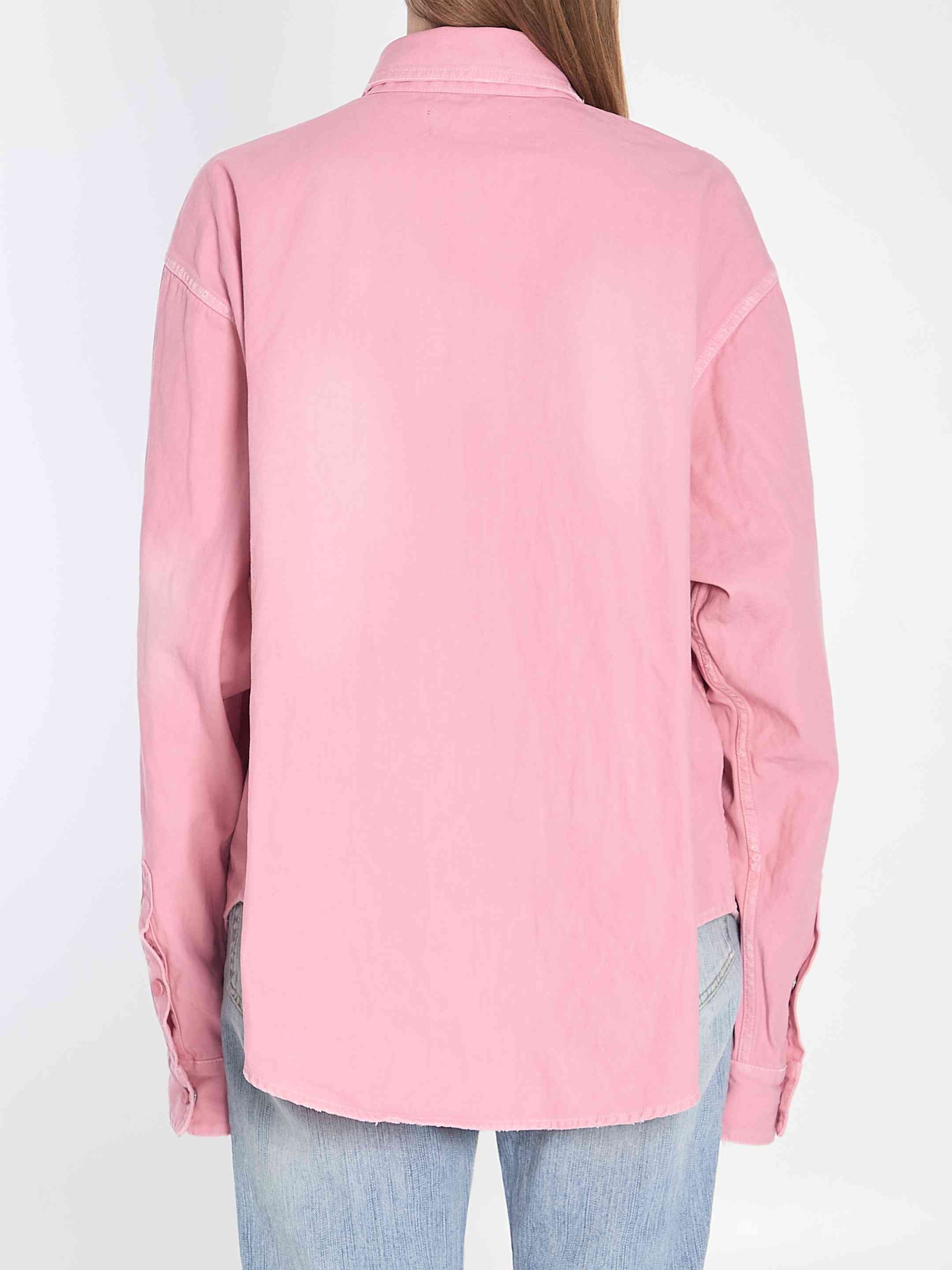 Balenciaga Women Denim Overshirt - 4