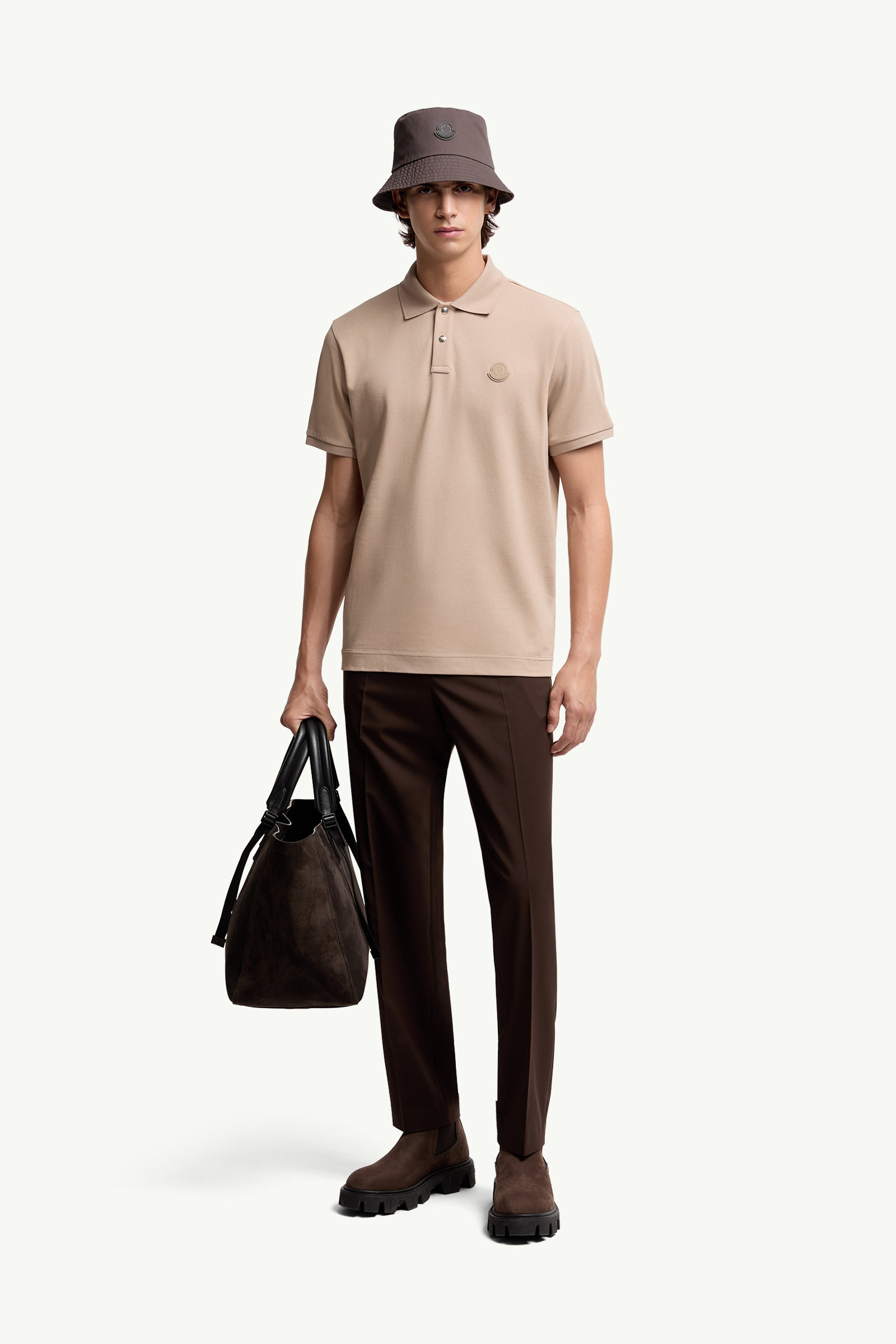 Logo Patch Cotton Piquet Polo Shirt - 2