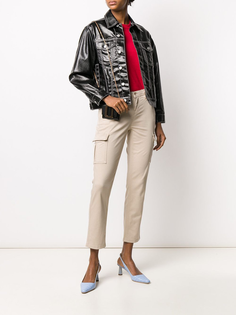 7 For All Mankind cropped slim-fit trousers outlook