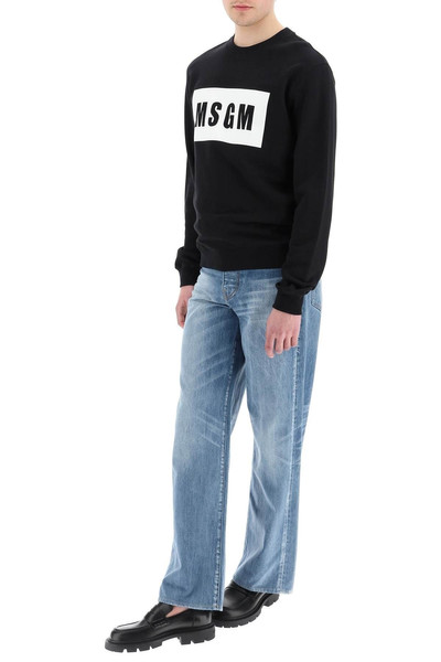 MSGM LOGO BOX SWEATSHIRT outlook