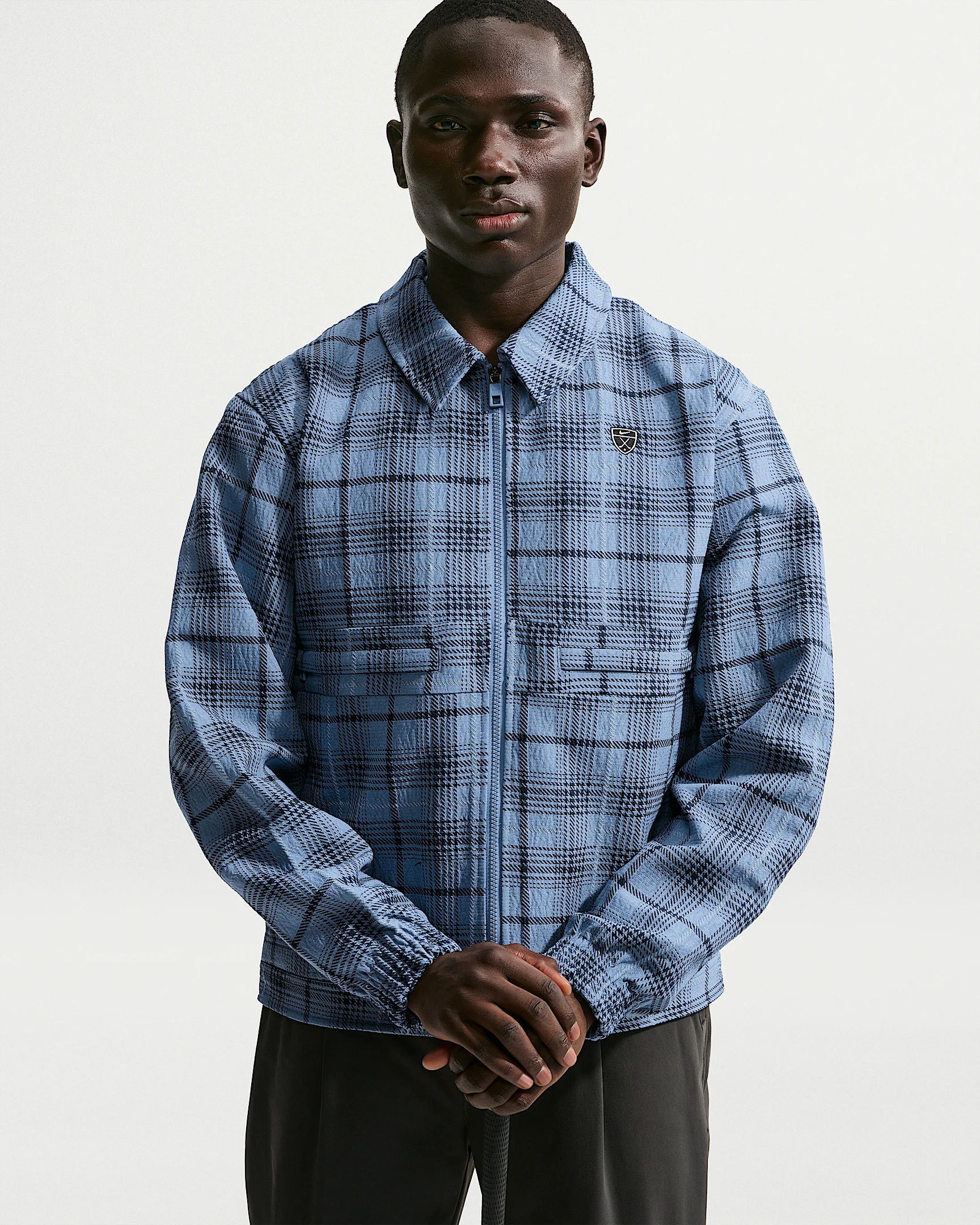 Nike Tartan Men's Loose Golf Jacket - 1
