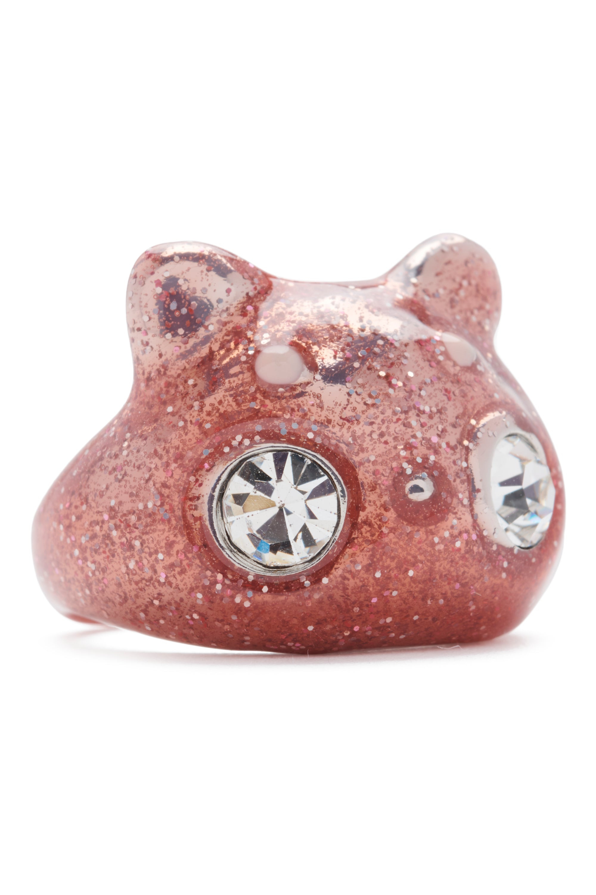 ROSE GLITTER BUG RING - 2