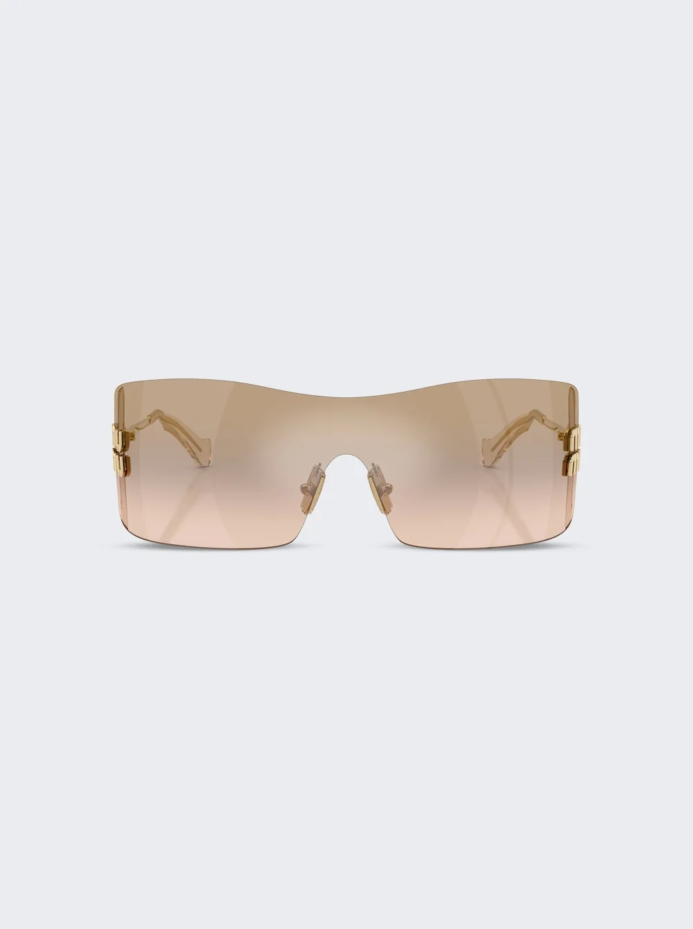 Aube Sunglasses Gold And Bronze Lenses - 1