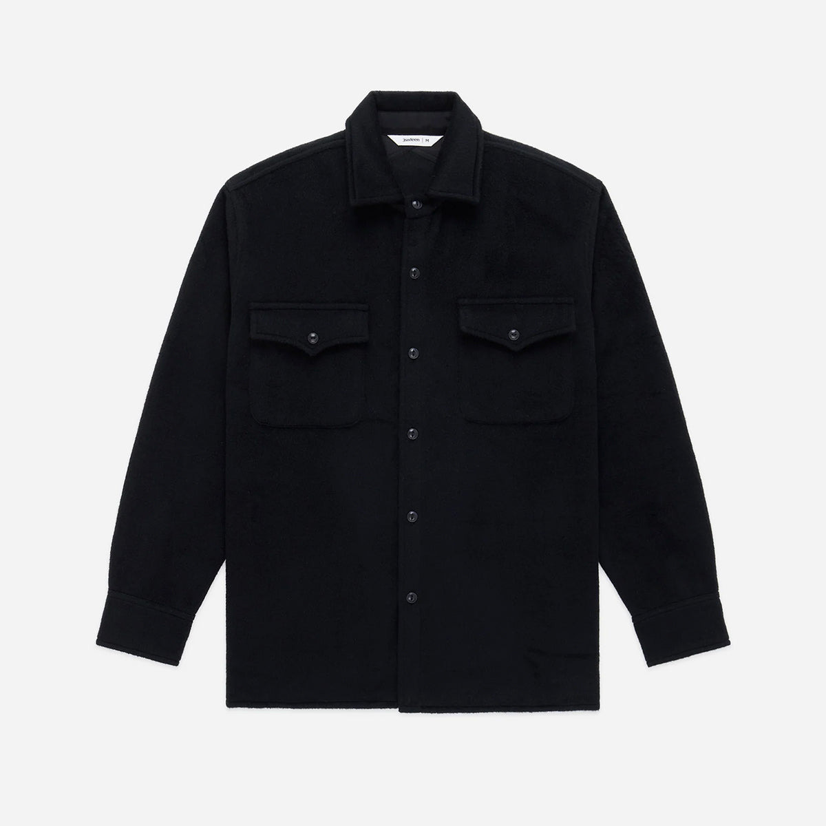 USN Overshirt Black Wool/Angora - 4
