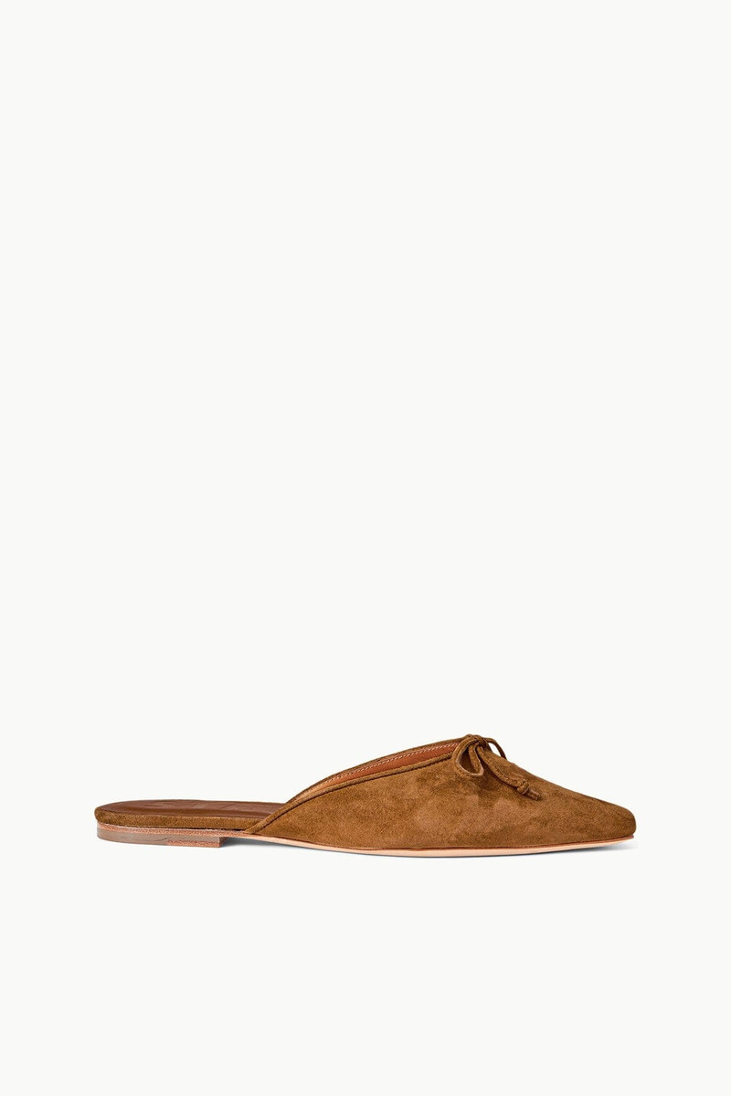 STAUD GINA MULE TAN SUEDE 1