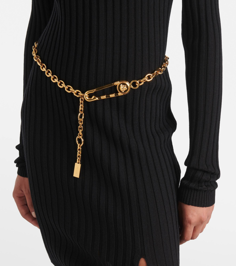 VERSACE Medusa Safety Pin chain belt outlook