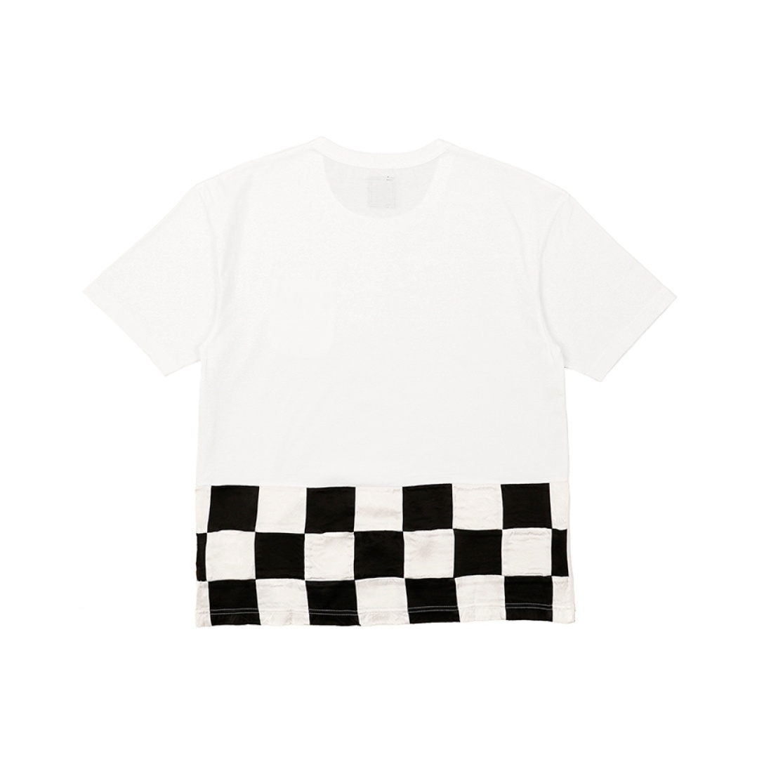 JUMBO TEE S/S CHECKER BLACK - 1