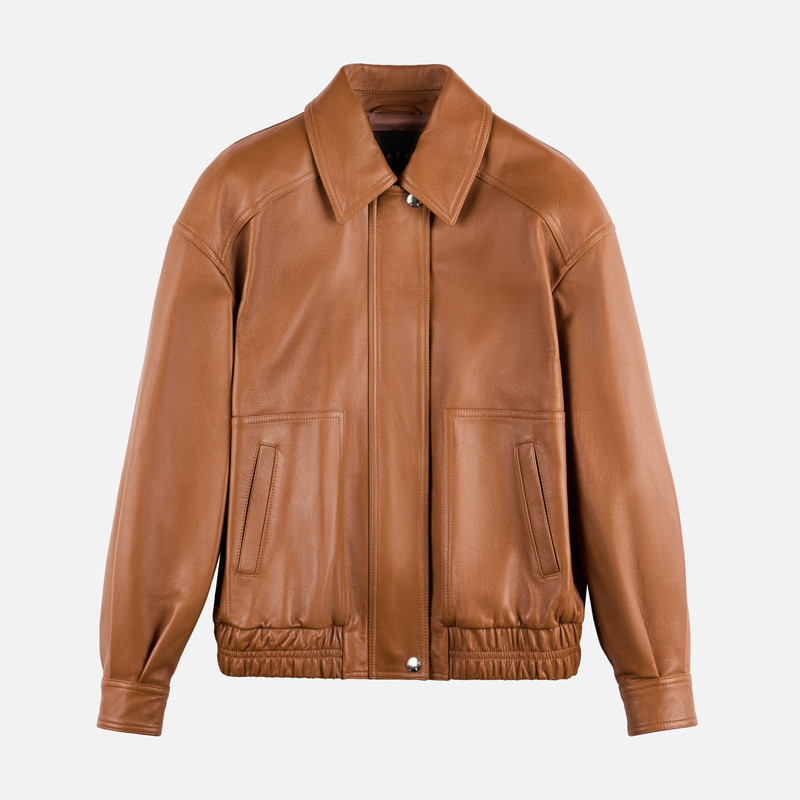 Bomber Jacket in nappa leather 1