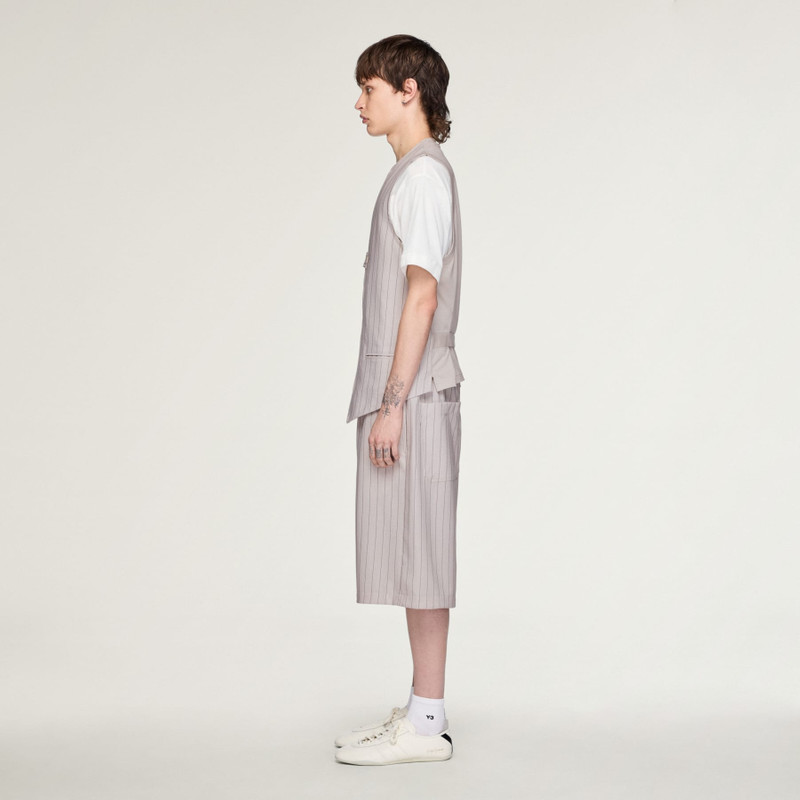 Y-3 SPORT UNIFORM PINSTRIPE TAILORED VEST 4
