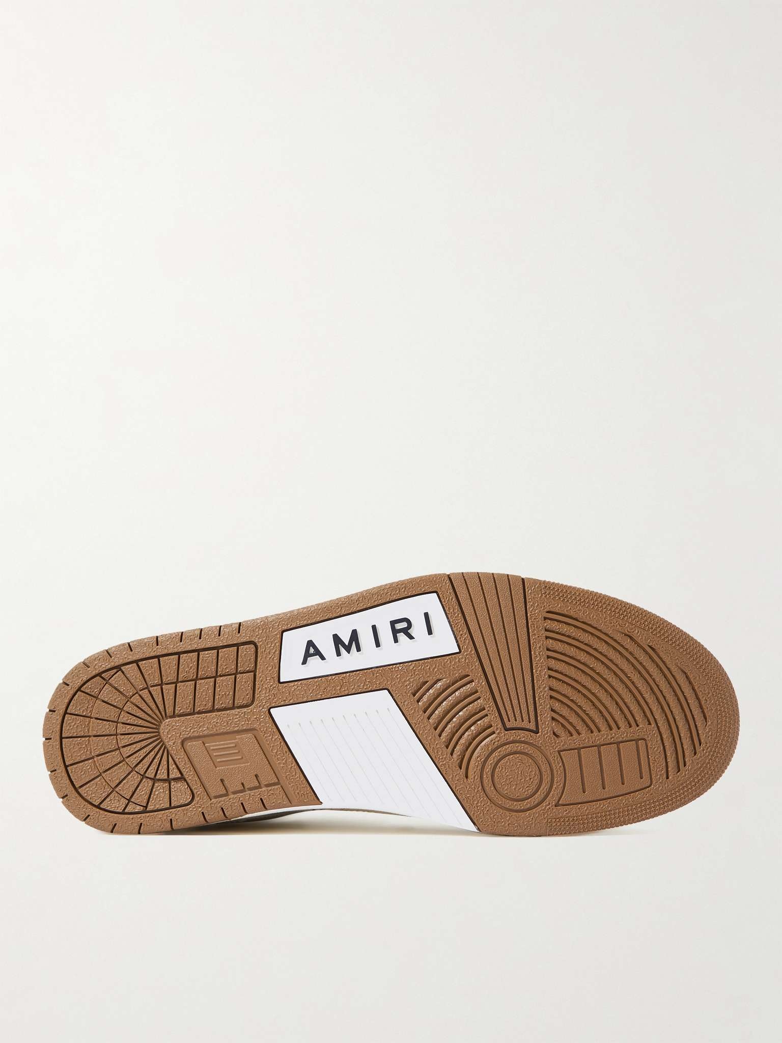 Skel-Top Colour-Block Leather Sneakers - 3