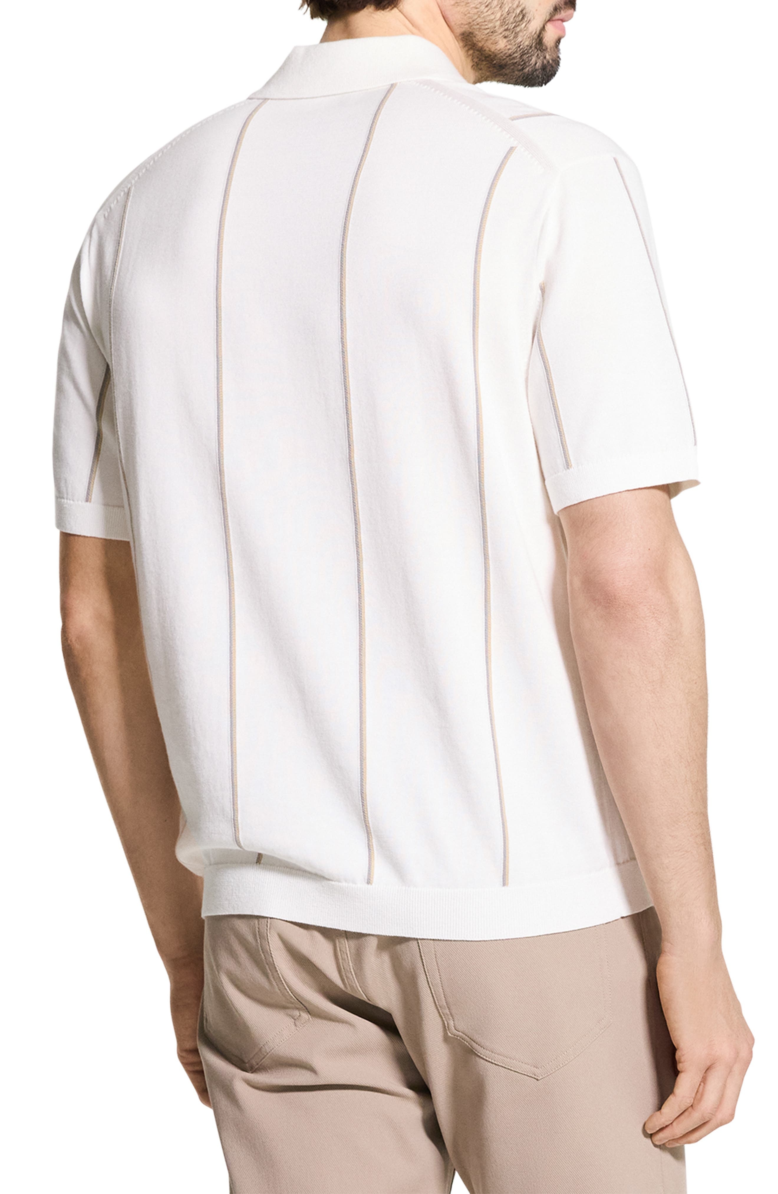 Theory Cotton Polo in White Multi at Nordstrom - 2