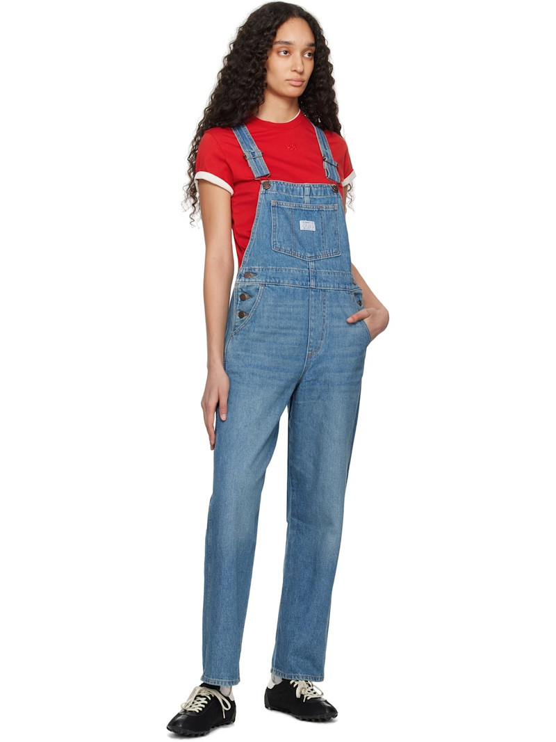 Levi's Blue Vintage Denim Overalls outlook