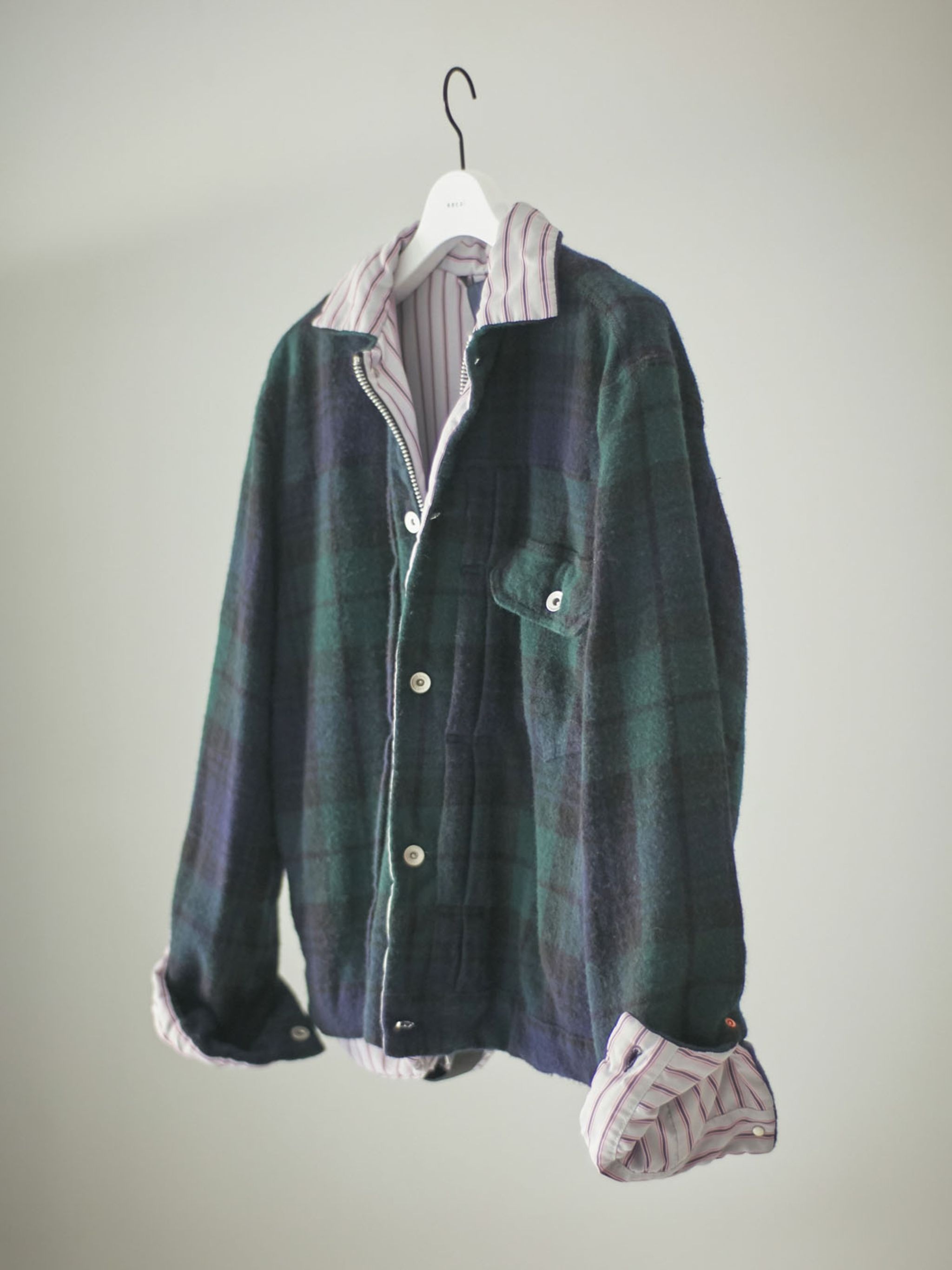 Wool Shrivel Reversible Blouson - 2