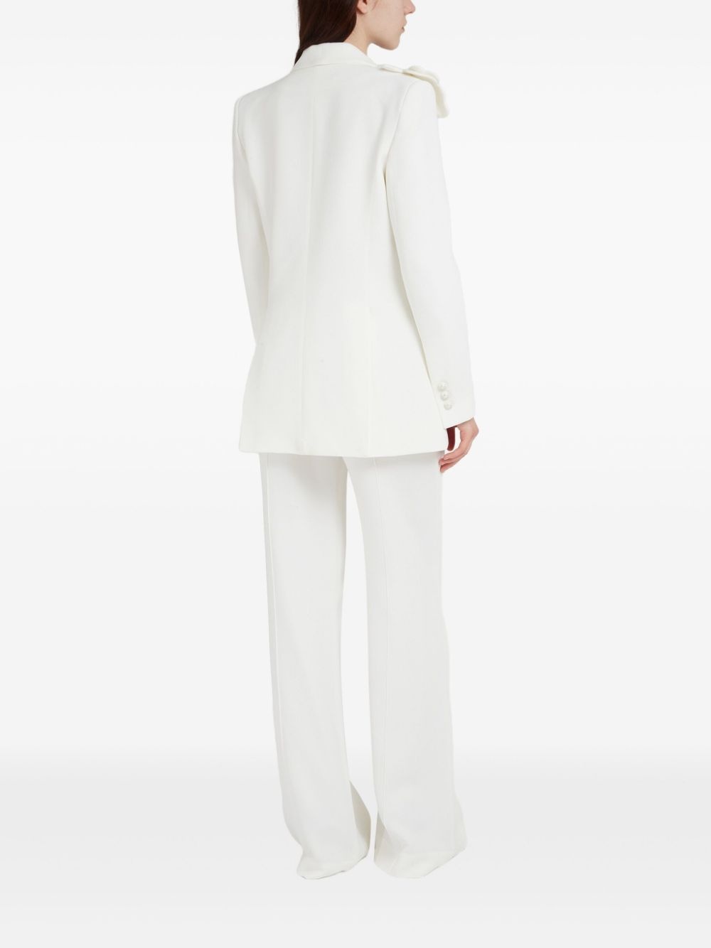 floral-appliqué blazer - 3