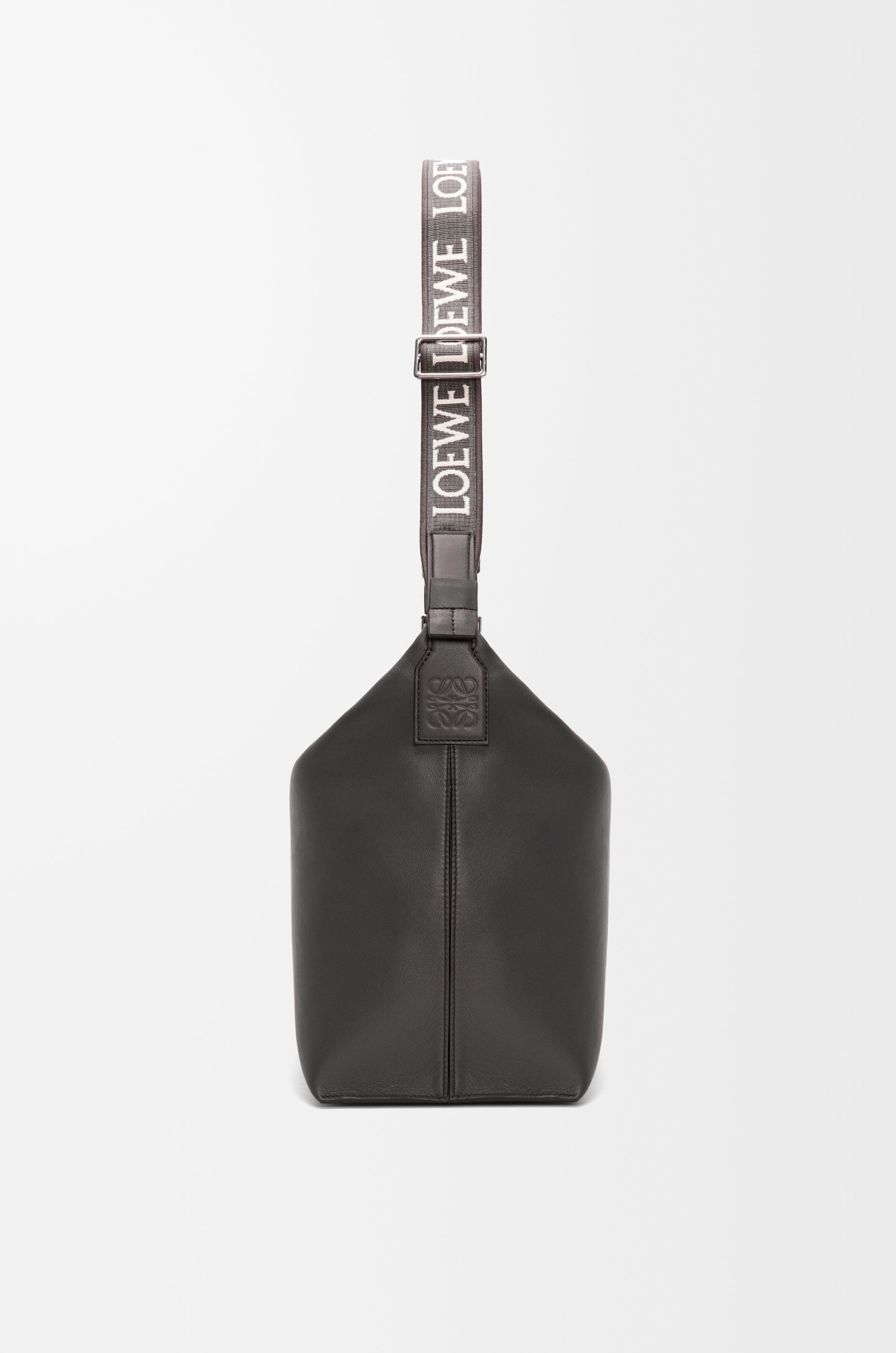 Cubi Crossbody bag in supple smooth calfskin and jacquard - 3