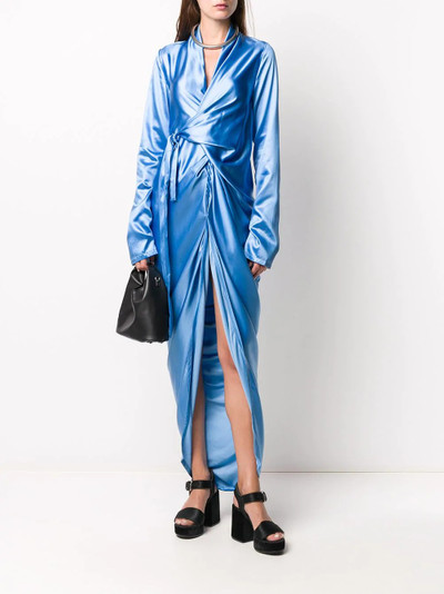 Rick Owens ruched long-sleeve dress outlook