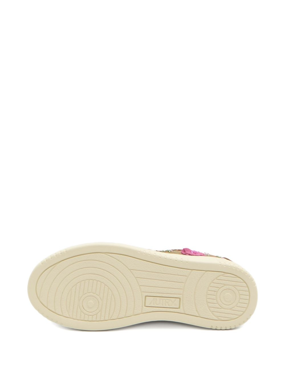 floral-embroidered Dallas sneakers - 3