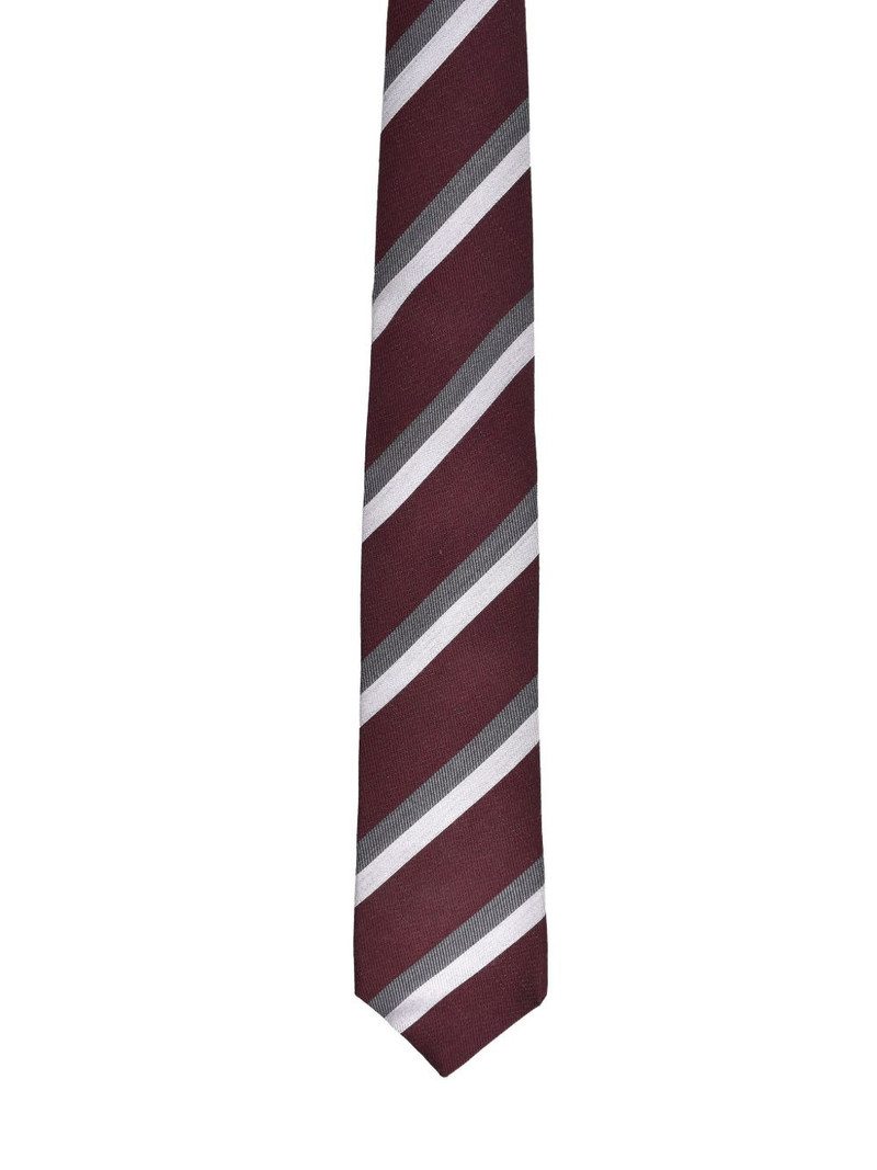 Brunello Cucinelli striped wool tie outlook