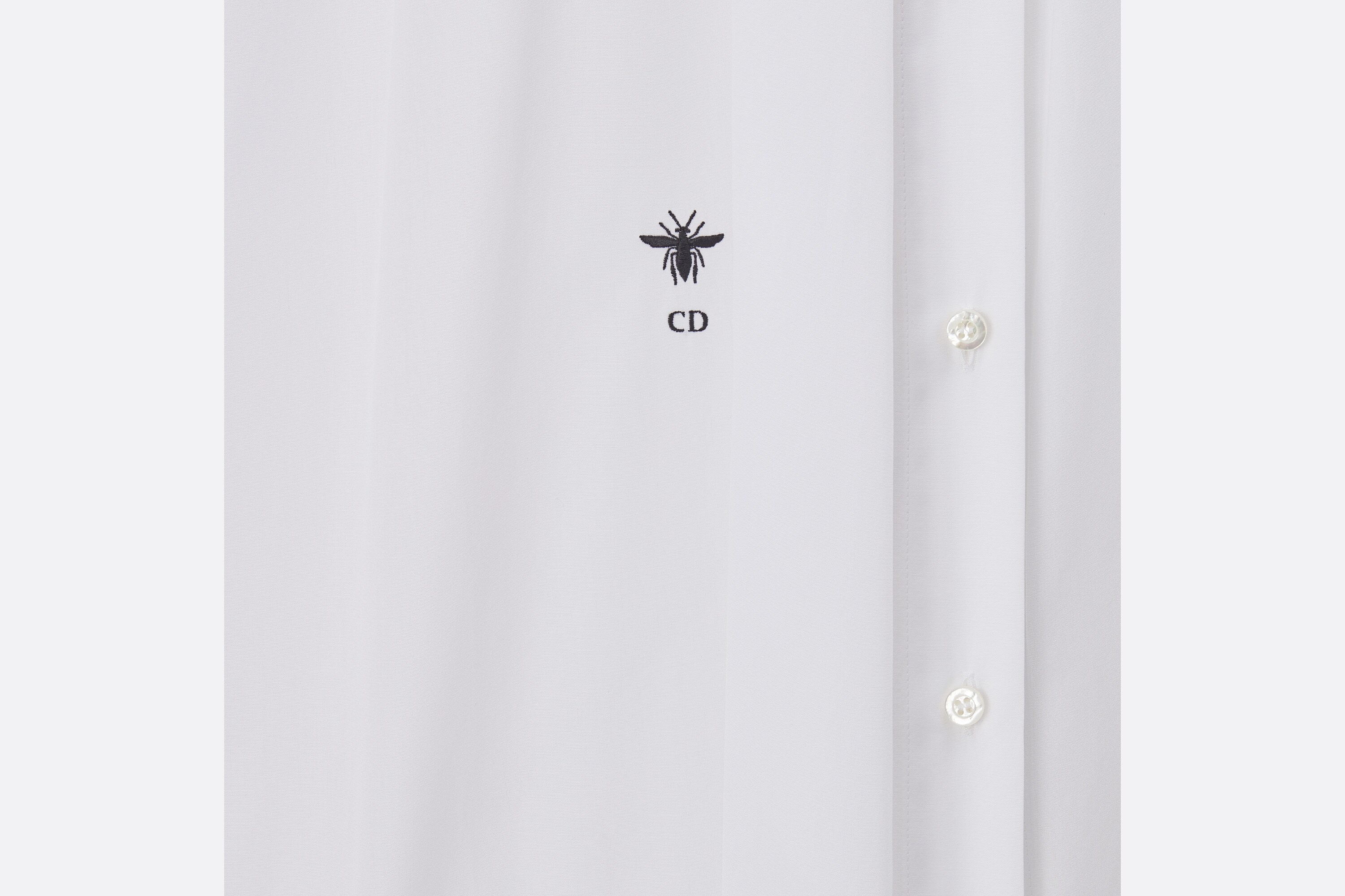 Three-Quarter Sleeve Pleated Blouse - 3
