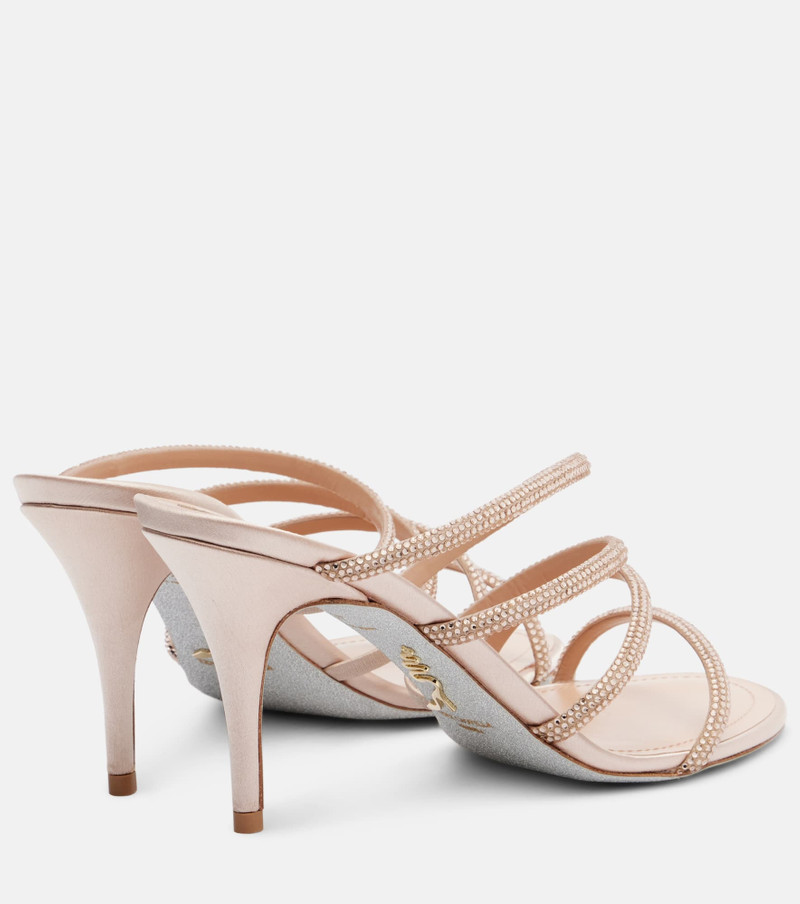 RENE CAOVILLA Crystal-embellished sandals outlook