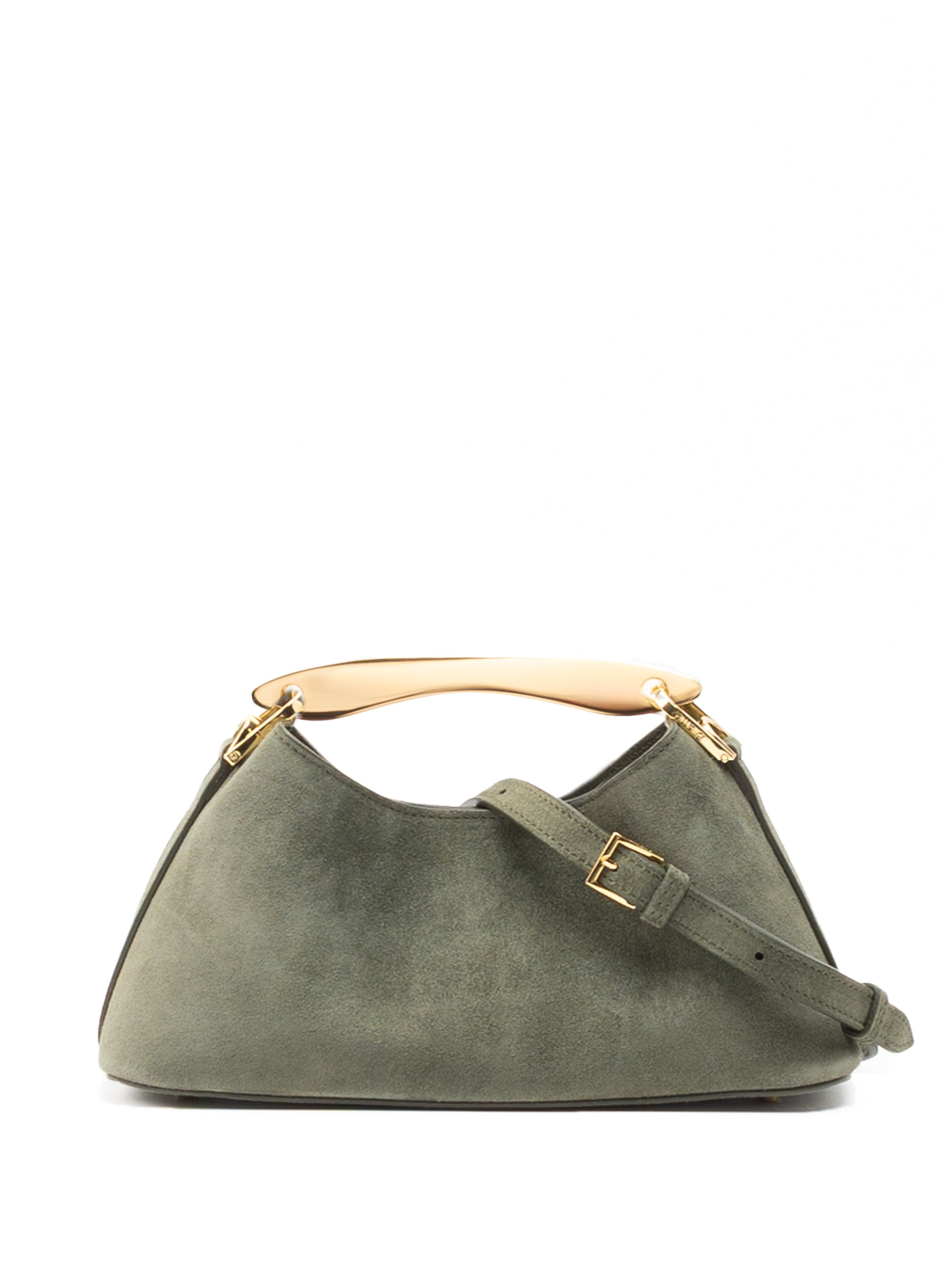 Mini Boomerang Suede Khaki - 3